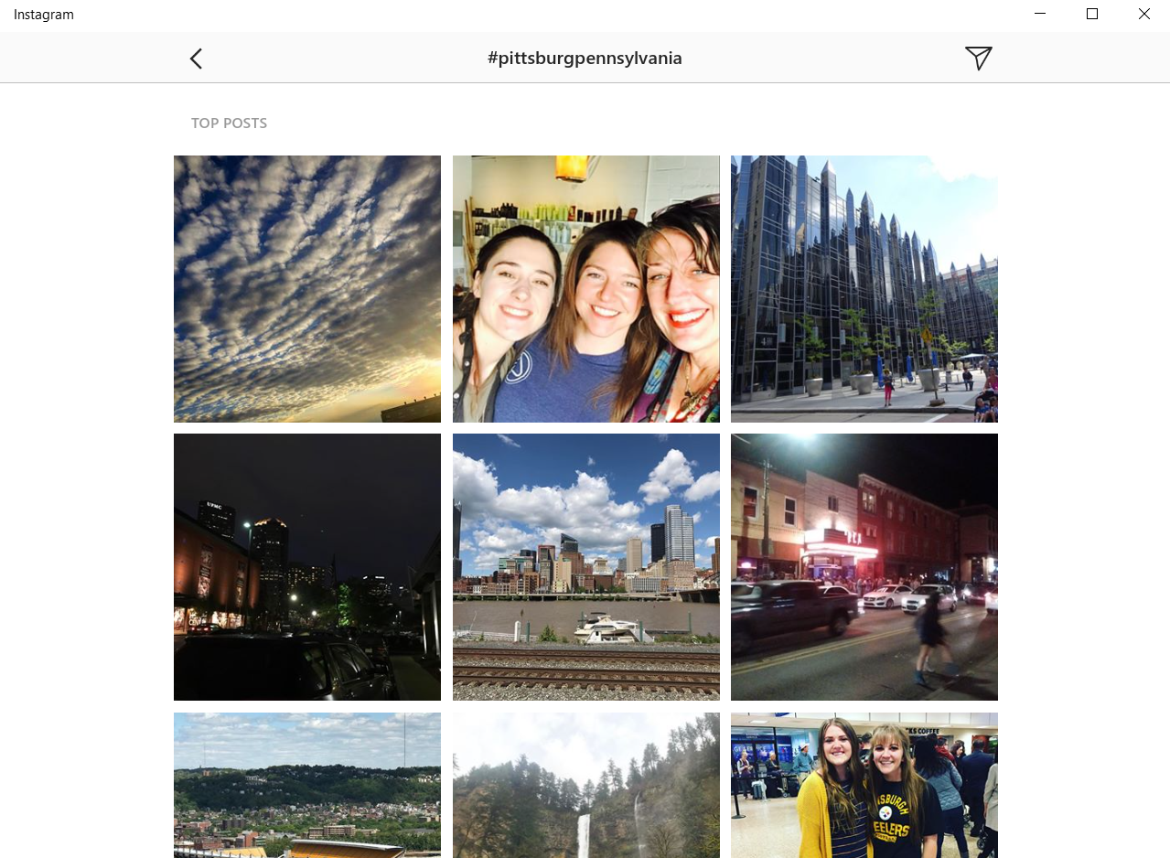 Pittsburgh pennsylvania Instagram hash tag